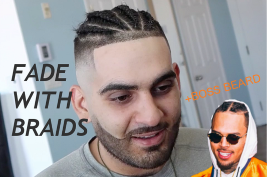 The Fade with Braids on STRAIGHT HAIR + UNOFFICIAL Loft Tour